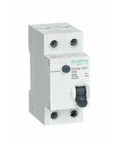 City9 Set 1P+N С 40А 4.5kA 30мА A 230В (C9D55640). Автоматический выключатель дифференциального тока. Systeme Electric в Люберцах