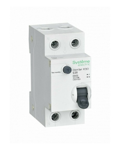 City9 Set 1P+N С 25А 4.5kA 30мА A 230В (C9D55625). Автоматический выключатель дифференциального тока. Systeme Electric в Люберцах