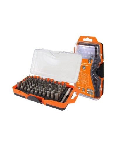 Набор бит №4, 66 бит: SL, PH, PZ, HEX, TORX, SQ,  удлинитель, сталь CR-V «Алмаз» TDM (SQ1019-0104): Набор бит в Люберцах