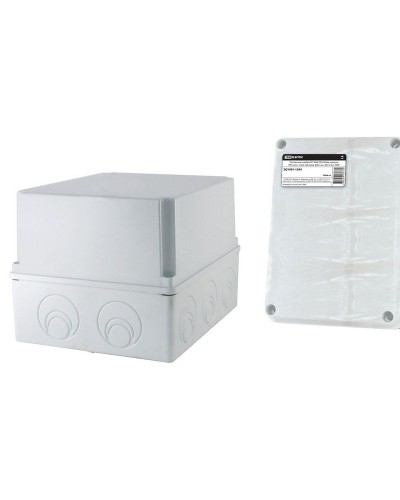 Коробка ОП 240х195х165мм, крышка, IP55, кабельные вводы d28-3шт, d37-2шт (SQ1401-1274). Распаячная коробка. TDM ЕLECTRIC в Люберцах