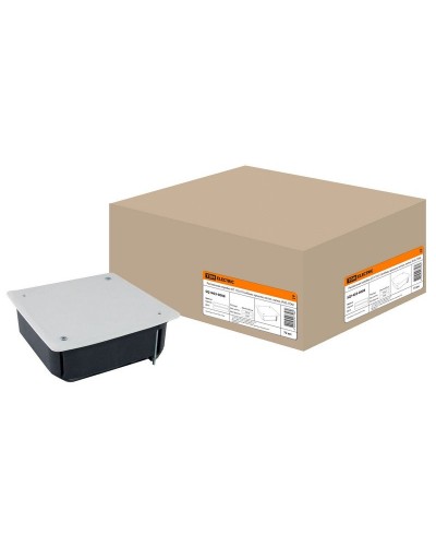 Распаячная коробка СП 115х115х45мм, крышка, метал. лапки, IP20, TDM (SQ1403-0008). Распаячная коробка СП. TDM ЕLECTRIC в Люберцах