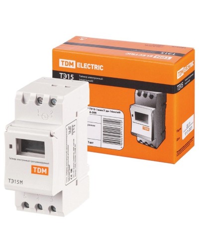 ТЭ15М-1мин/7дн-32on/off-30А-DIN TDM (SQ1503-0037). Таймер электронный. TDM ЕLECTRIC в Люберцах