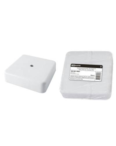 Коробка КР 100х100х29 ОП белая, IP40 (SQ1401-0907). Распаячная коробка. TDM ЕLECTRIC в Люберцах
