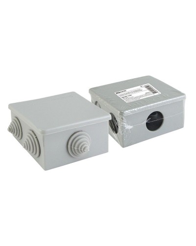 Распаячная коробка ОП 80х80х40мм, крышка, IP44, 6 вх. TDM (SQ1401-1235). Распаячная коробка ОП. TDM ЕLECTRIC в Люберцах