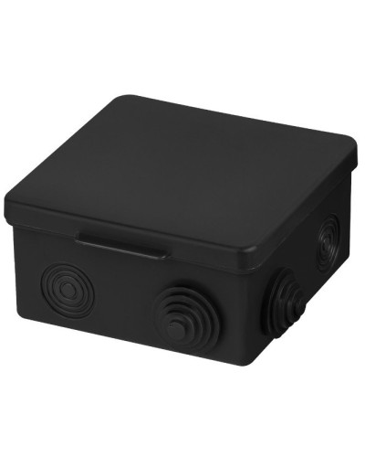 Распаячная коробка ОП 100х100х55мм, крышка, IP54, 8вх., черная TDM (SQ1401-0913). Распаячная коробка ОП. TDM ЕLECTRIC в Люберцах
