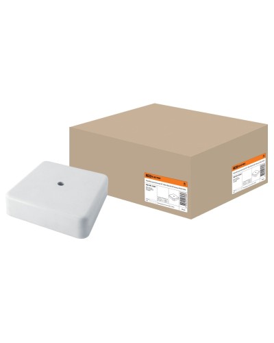 Коробка КР 100х100х29 ОП белая, IP40 (SQ1401-0207). Распаячная коробка. TDM ЕLECTRIC в Люберцах
