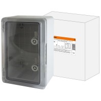 ЩМП-0-7, прозрачная крышка ABS, IP65, 600x400x200. Бокс пластиковый антивандальный. TDM ЕLECTRIC