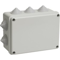 Коробка ОП 150х110х70мм, крышка, IP55, 10 гермовводов (SQ1401-1242). Распаячная коробка. TDM ЕLECTRIC