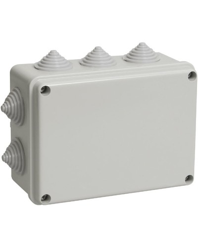 Коробка ОП 150х110х70мм, крышка, IP55, 10 гермовводов (SQ1401-1242). Распаячная коробка. TDM ЕLECTRIC в Люберцах