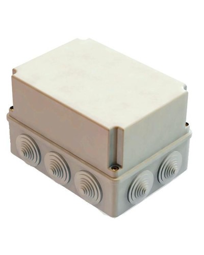 Коробка ОП 190х140х120мм, крышка, IP44, 10 гермовводов (SQ1401-1245). Распаячная коробка. TDM ЕLECTRIC в Люберцах