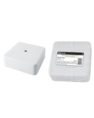 Коробка КР 50х50х20 ОП белая, IP40 (SQ1401-0901). Распаячная коробка. TDM ЕLECTRIC в Люберцах