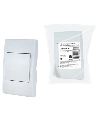 КП-Н-01 (SQ1901-0107). Кнопка для проводных звонков. TDM ЕLECTRIC в Люберцах