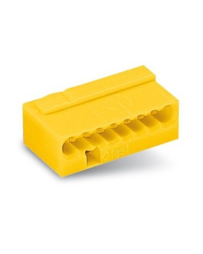WAGO 243-508 Клемма MICRO 8-проводная желтая. Клемма для распределительных коробок. WAGO в Люберцах