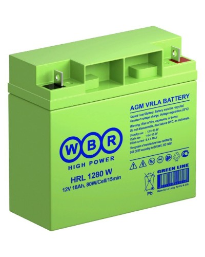 WBR HRL1280W. Аккумулятор герметичный свинцово-кислотный. WBR в Люберцах