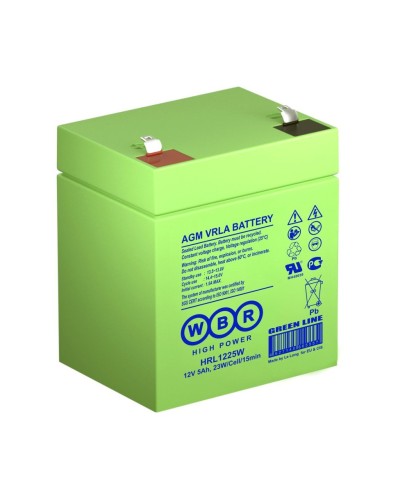 WBR HRL1225W. Аккумулятор герметичный свинцово-кислотный. WBR в Люберцах