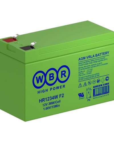 WBR HR1234W F2. Аккумулятор герметичный свинцово-кислотный. WBR в Люберцах