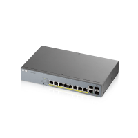 GS1350-12HP-EU0101F. Коммутатор сетевой PoE управляемый L2. ZYXEL