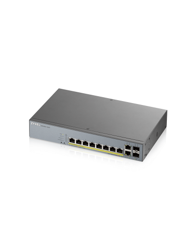 GS1350-12HP-EU0101F. Коммутатор сетевой PoE управляемый L2. ZYXEL в Люберцах