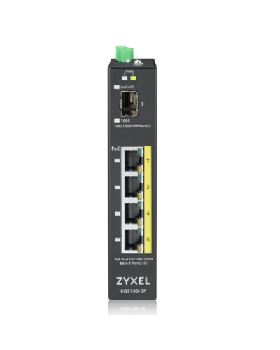 RGS100-5P-ZZ0101F. Промышленный PoE+ коммутатор. ZYXEL в Люберцах