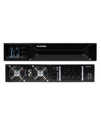 RAPAN-UPS 3000 RACK+4х9Ah (RAPAN-UPS 3000-RACK-IN-4х9-E) (8960). Бесперебойный источник питания. Бастион в Люберцах