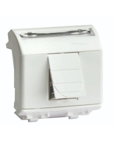 Розетка RJ-45 Brava 2 модуля слоновая кость (75450S): Розетка компьютерная с двумя разъёмами в Люберцах