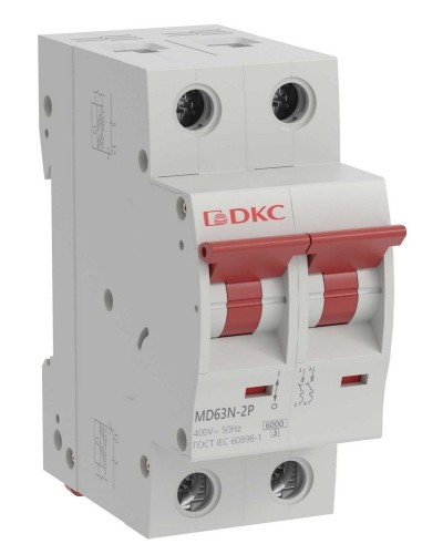 YON max MD63N 2P 10А 6кА C (MD63N-2PC10). Автоматический выключатель. ДКС в Люберцах