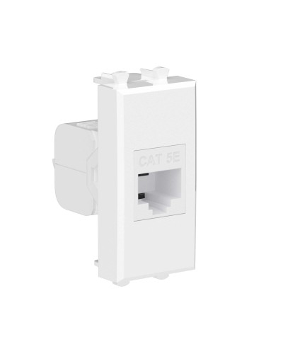 Розетка RJ-45 Avanti 1 модуль белое облако (4400661): Розетка компьютерная, без шторки модульная, кат.5е в Люберцах
