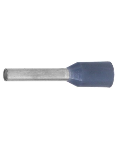 Наконечник-гильза НШВИ 0.75-06, серый (100 шт) (IF0.75-06GR). Наконечник-гильза с изолированным фланцем. ДКС в Люберцах