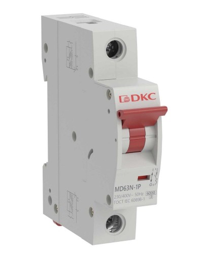 YON max MD63N 1P 6А 6кА C (MD63N-1PC6). Автоматический выключатель. ДКС в Люберцах