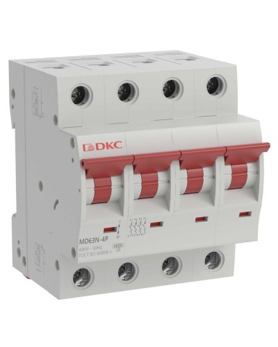 YON max MD63N 4P 20А 6кА C (MD63N-4PC20). Автоматический выключатель. ДКС в Люберцах