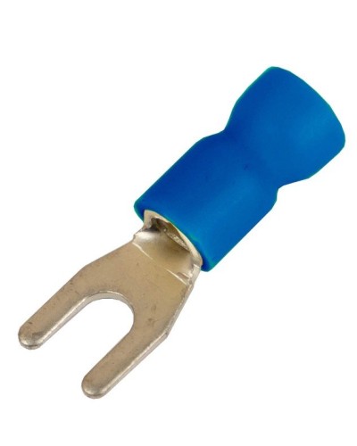 Наконечник вилочный НВИ 1,5-2,5 М3,5 (D3,7мм) (100 шт) (2B135P-EE-PVC). Наконечник вилочный с изолированным фланцем ПВХ. ДКС в Люберцах