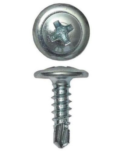 Саморез с пресс-шайбой 4.2х13 со сверлом (200 шт) (CM274013). Саморез с пресс-шайбой. ДКС в Люберцах