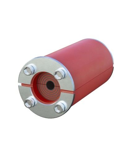 Проходка круглая, нержавеющая, D300х70 мм для кабелей D140-240 мм (DXF311B): Проходка круглая, нержавеющая в Люберцах