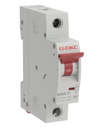 YON max MD63S 1P 16А 4,5кА C (MD63S-1PC16). Автоматический выключатель. ДКС в Люберцах