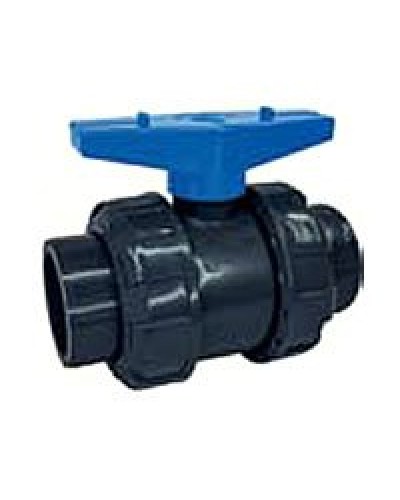 Ecoplast кран шаровый d25 (уплотнение TPV, остальное EPDM) с муфтовым окончанием (49447). Кран шаровый. Экопласт в Люберцах