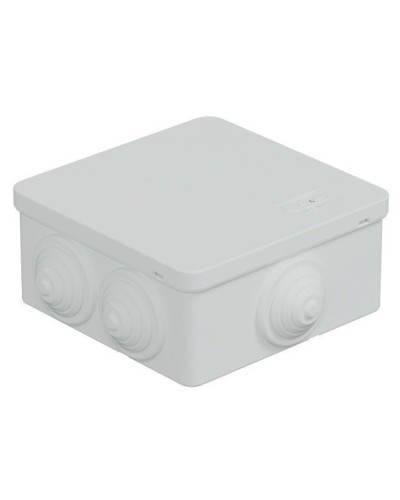 Коробка JBS101 100х100х55, 6 вых., IP55, белая (44037W-1). Коробка монтажная. Экопласт в Люберцах