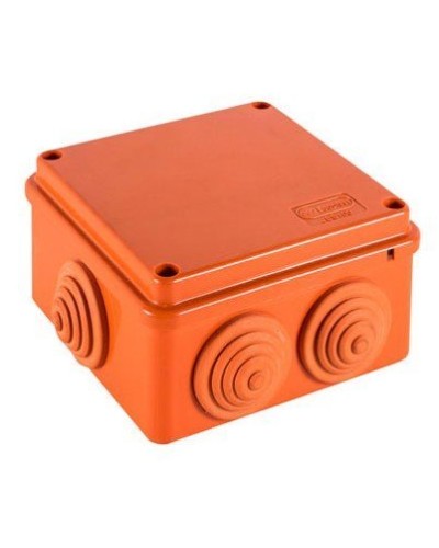 Коробка JBS100 100х100х55, 6 вых., 12P (1,5-6мм²) (43507HF). Коробка монтажная, огнестойкая, без галогена. Экопласт в Люберцах