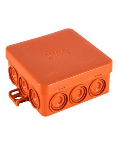 Коробка JBL085 85х85х38, 12 вых., 6P (0,15...2,5мм²) (43255HF): Коробка монтажная, огнестойкая, без галогена в Люберцах