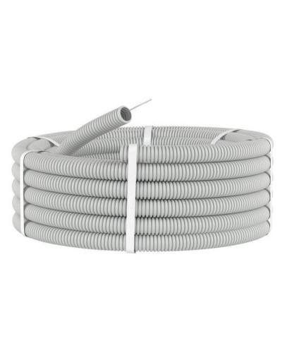 Труба HFFR тяжелая D40, серая (21140HF-GR): Труба гофрированная, с зондом, не распространяющая горение, без галогена в Люберцах