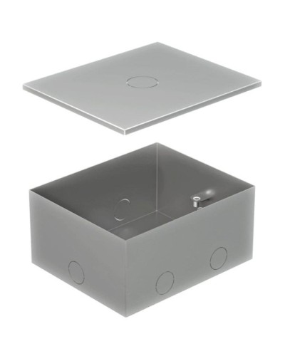 Коробка металлическая с крышкой для заливки в пол BOX/4 (70141): Коробка металлическая с крышкой для заливки в пол 159,6х133,6х75 мм, для люков 70040 в Люберцах