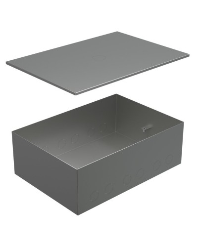 Коробка металлическая с крышкой для заливки в пол BOX/8-12 (70181): Коробка металлическая с крышкой для заливки в пол 309х217х105мм, для люков 70083, 70012 в Люберцах