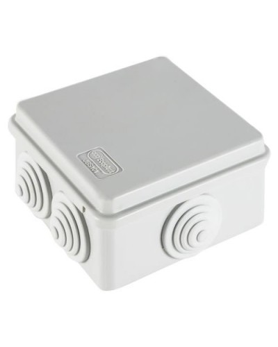 Коробка JBS101 100х100х55, 6 вых., IP55, серая (44037). Коробка монтажная. Экопласт в Люберцах