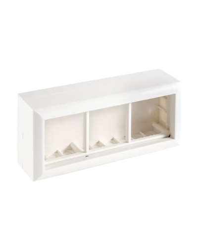 Коробка на 3 модуля для механизмов 45х45мм SM45/6 (72946): Коробка для механизмов в Люберцах