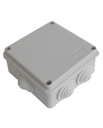 Коробка JBS100 100х100х55, 6 вых., 3P (0,15...2,5мм²) серая (43007HF-GR). Коробка монтажная, огнестойкая, без галогена. Экопласт в Люберцах