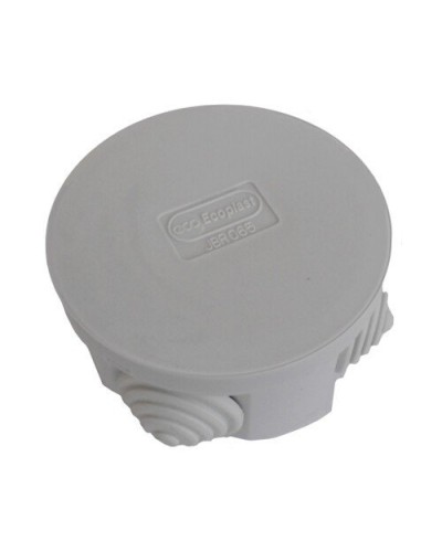 Коробка 3001 D70x36, 4 вых, IP55, серая (44001). Коробка монтажная. Экопласт в Люберцах