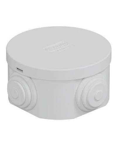 Коробка JBR065 D=65х35, 4 вых., IP44, белая (44004W-1). Коробка монтажная. Экопласт в Люберцах