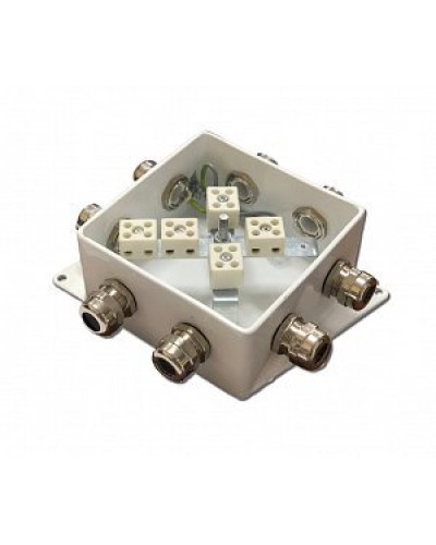 КМ-О (10к*10,0)-IP66-120х120, пять вводов: Коробка монтажная огнестойкая в Люберцах