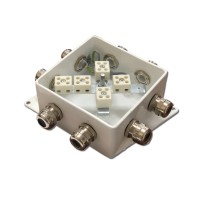 КМ-О (10к*6,0)-IP66-120х120, четыре ввода. Коробка монтажная огнестойкая. Гефест