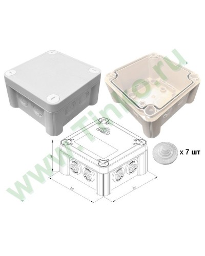 КМ-1212(П)-IP55. Коробка монтажная. Гефест в Люберцах