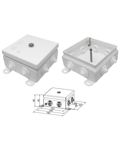 КМ IP55-1212. Коробка монтажная электротехническая. Гефест в Люберцах